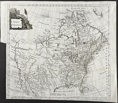 Marianus after Kitchin - Map of North America. This antique map is from Joseph Marianus and was 