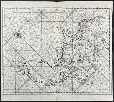 Valentijn - Map of the Philippines. This remarkable engraving is from Francois Valentijn's Oud 