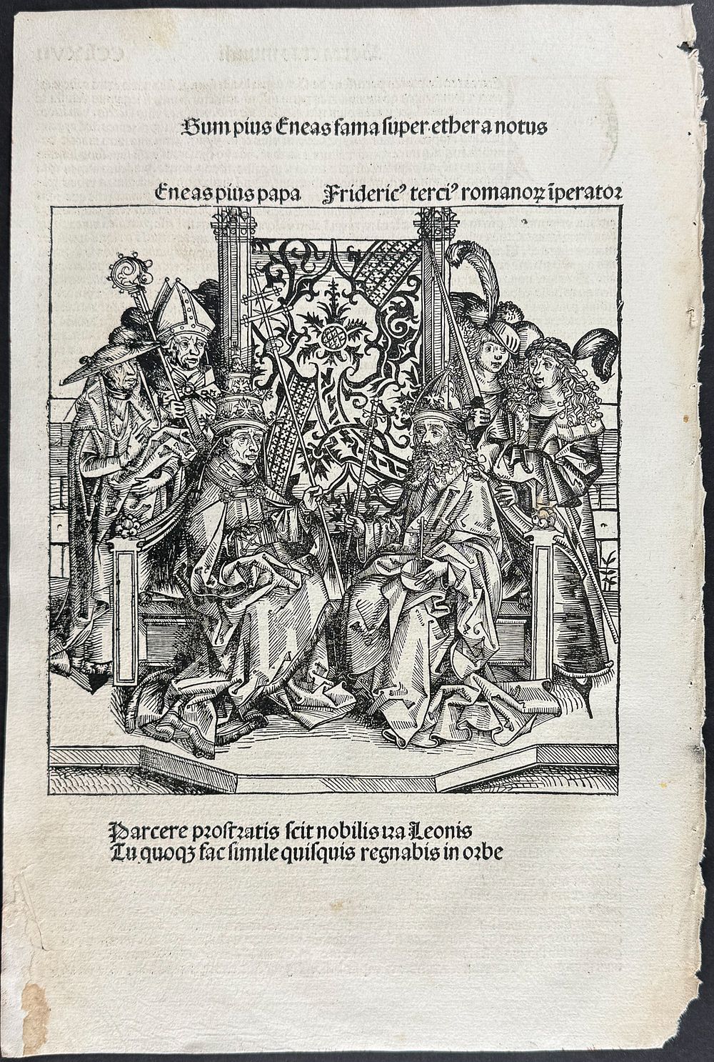 Schedel, pub. 1493 - Frederic III or Frederick the Fat, Holy Roman Emperor. This important and 