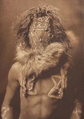 Edward Curtis - Tobadzischini - Navaho. This moving photogravure in quarto size is from Edward 