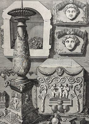 Piranesi - Tomb of Saint Constance [Sepolcro di S. Costanza]. 25. This outstanding folio etching 