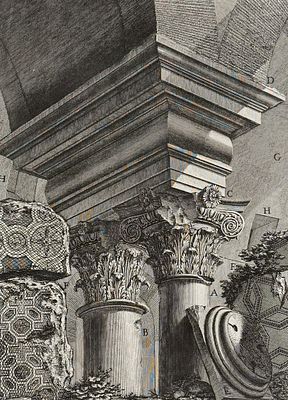 Piranesi - Tomb of Saint Constance [Sepolcro di S. Costanza]. 23. This outstanding folio etching 