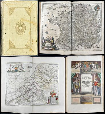 Jansson & Hondius's Atlas - Volume 2 with 114 Originally Hand-colored Maps. This is volume two 