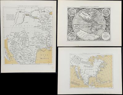 Emory - 4 Maps of America. This chromolithograph is from William H. Emory's Report on the United 