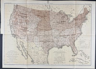 Emory - Map of America. Full title: Sketch Indicating a Distribution of the Territorial Domain 