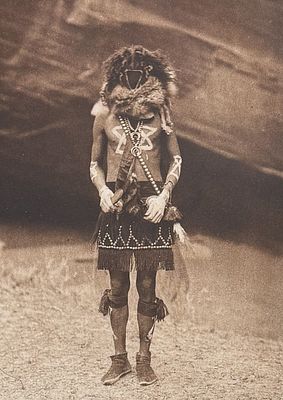 Edward Curtis - Tobadzischini - Navaho. This moving photogravure in quarto size is from Edward 