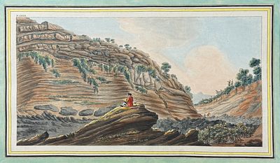 Hamilton & Fabris - Interior view of one of the deepest hollow ways cut by the torrents of rain 