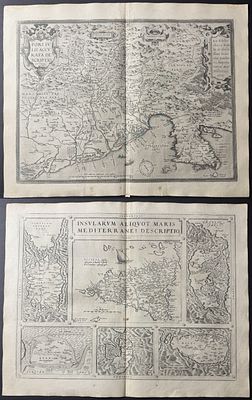 Ortelius - 5 Maps of Italy. Included in this lot: Map of Friuli, Italy Map of Padua &amp; Puglia 