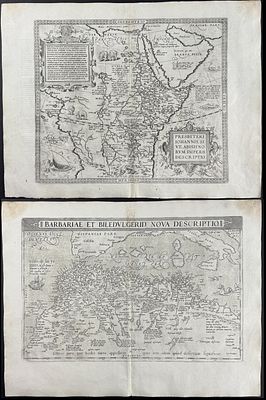 Ortelius - 5 Maps of Africa. Included in this lot: Map of Egypt, Anatolia, or Asia Minor, &amp; 