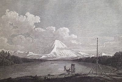 Vancouver - Mount Rainier, seen from the southern part of Admiralty Inlet [Le Mont Rainier, vu 