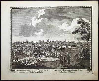 Schenck -View of Constantinople (Istanbul), Turkey (Constantinopolen). 65. This historic 