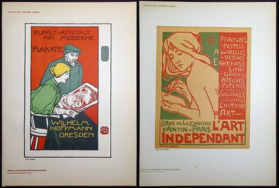Sponsel - 6 Poster Lithographs. This lithographed poster is from Jean-Louis Sponsel's Das 