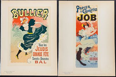 Maitres Affiches - 4 Poster Lithographs. This first edition, folio lithograph after a poster is 