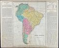 Carey & Lea, First Ed - 14 Maps of South America, Mountain Ranges, & Rivers. This hand-colored Image - 7