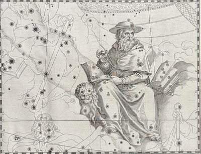 Schiller - Christianized Constellation of Saint Jerome, Doctor of the Church (Auriga). This 