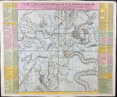 Doppelmayr & Homann - Constellation or Celestial Chart [Globi Coelestis in Tabulas Planas 