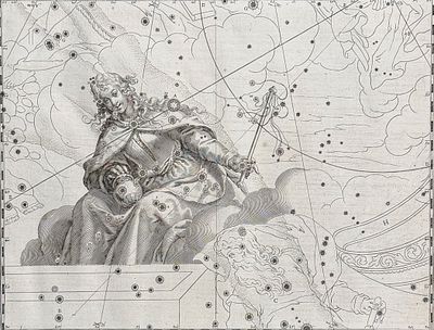 Schiller - Christianized Constellation of Saint Mary Magdalene or Cassiopeia. This fascinating 