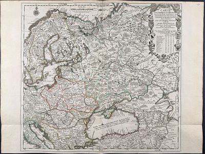 De Fer - Map for the Understanding of Current Affairs concerning the Turks, Tartars, Hungarians 