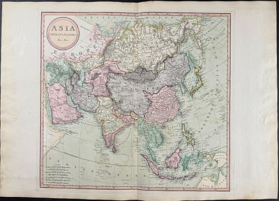 Laurie & Whittle - Map of Asia [Asia, with its Islands and different Regions, according to 