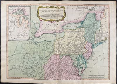 Laurie & Whittle - Map of the United States [The Middle Dominions belonging to the United 