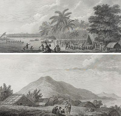 Captain Cook, Folio - Pair of Engravings of Australia & New Zealand. Included in this lot: The 