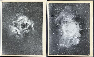Fessenkov & Rozhovsky - Pair of Gasous Dust Nebulae Photographs. Included in this lot: Gas and 