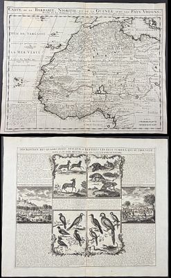 Chatelain - 6 Engravings of Africa, Barbary, Nigeria, Guinea, Tunis, Morocco, Fez. Included in 