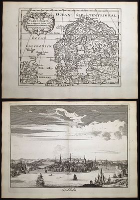 De La Croix - 3 Engravings of Sweden & Scandinavia. Included in this lot: View of Stockholm 