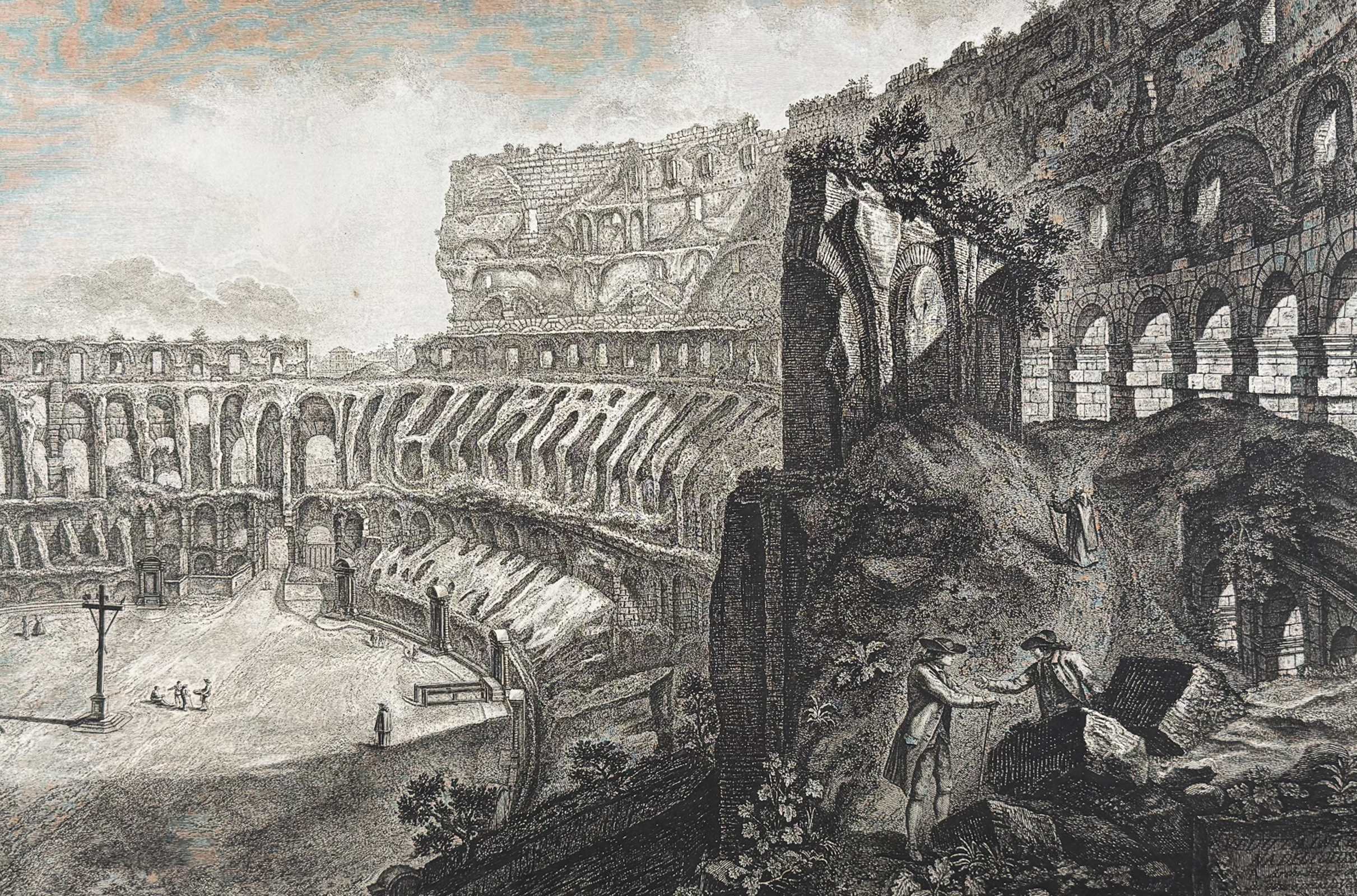 Piranesi, Folio - Colosseum – Interior view of the Colosseum [Veduta interna del Colosseo]