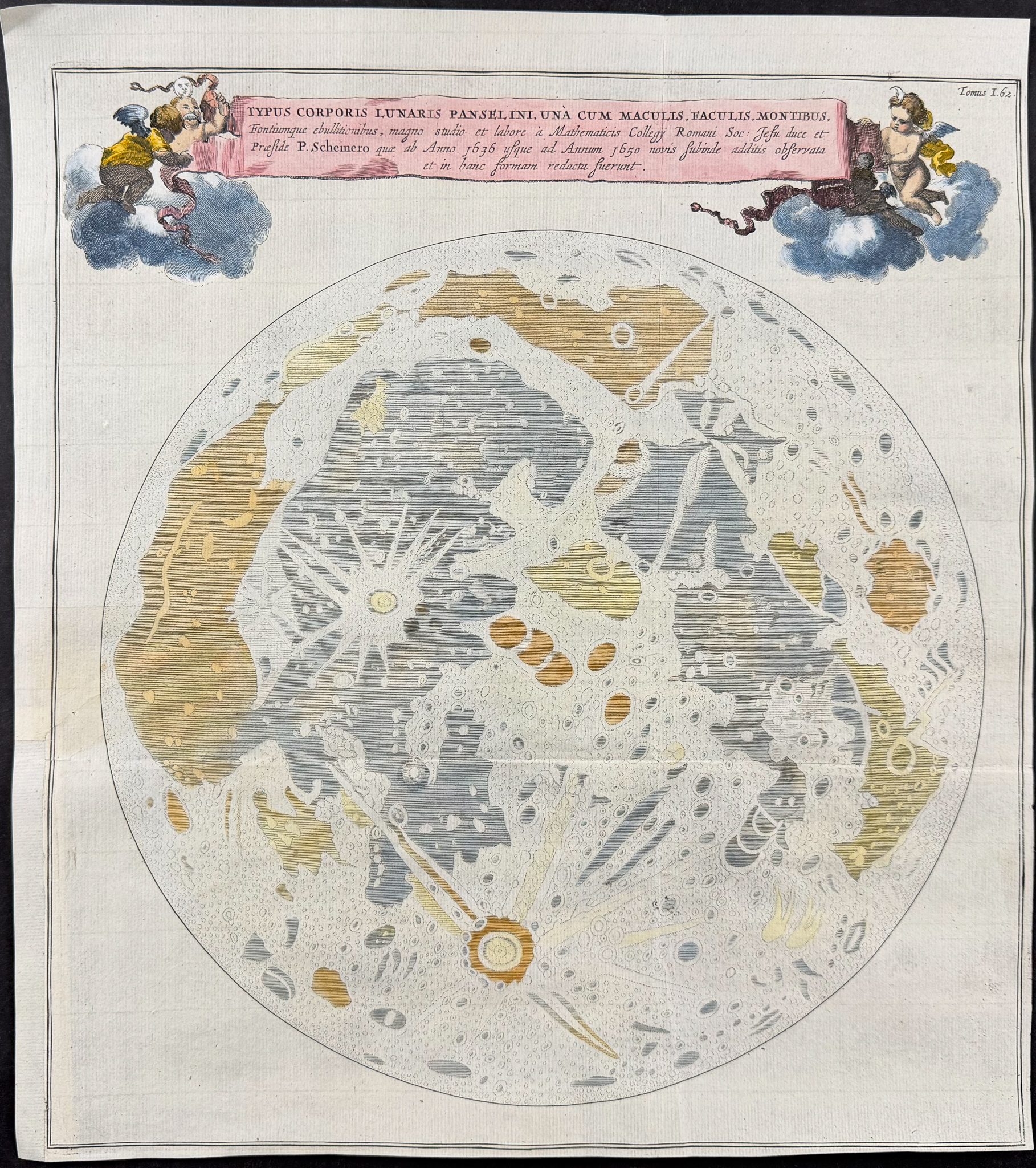 Kircher, pub. 1682 - Surface of the Moon