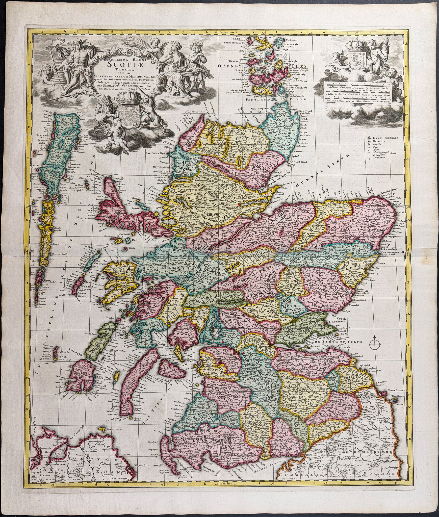 Visscher - Map of Scotland