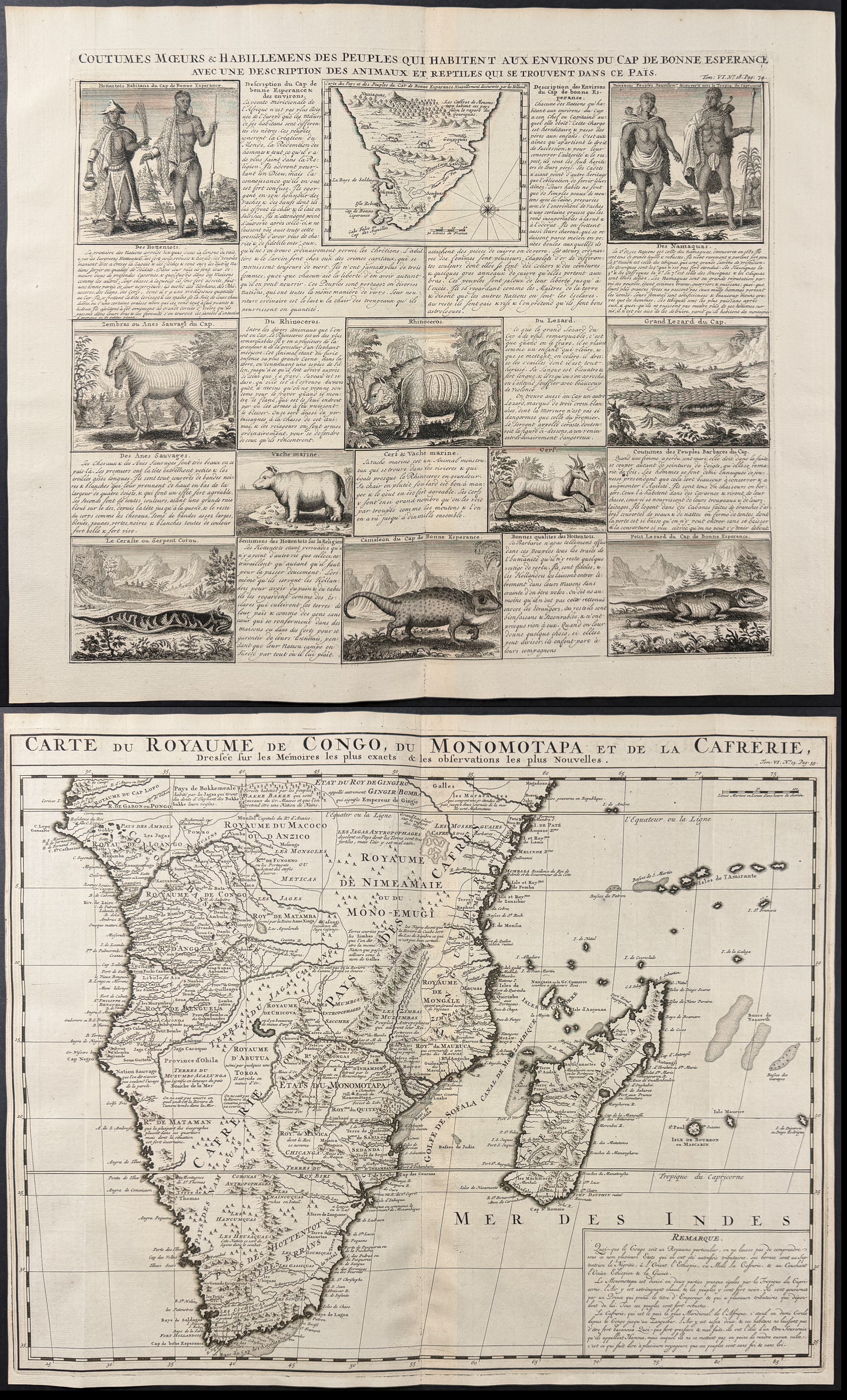 Chatelain - 3 Engravings of Africa