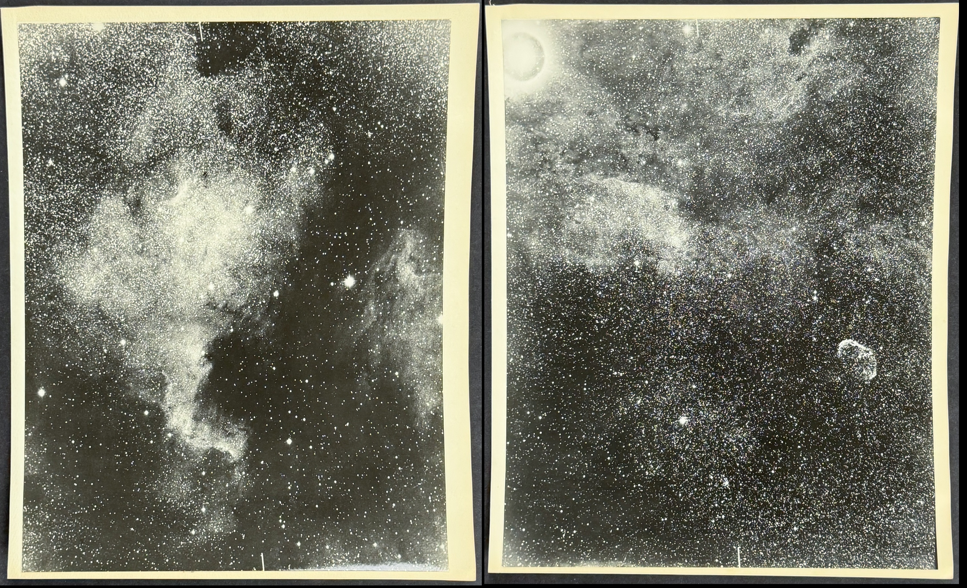 Fessenkov & Rozhovsky - Pair of Gasous Dust Nebulae Photographs