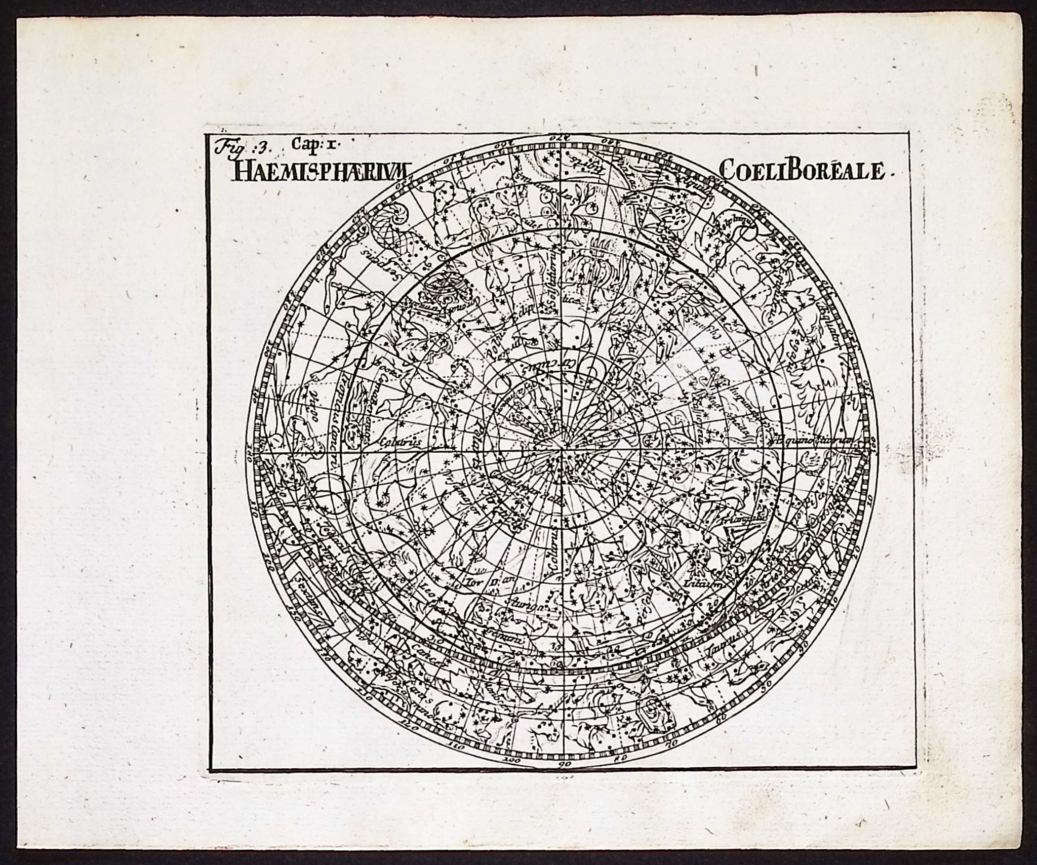 Thomas - Pair of Engravings of Constellation or Celestial Charts of the Northern & Southern Hemisphere Sky