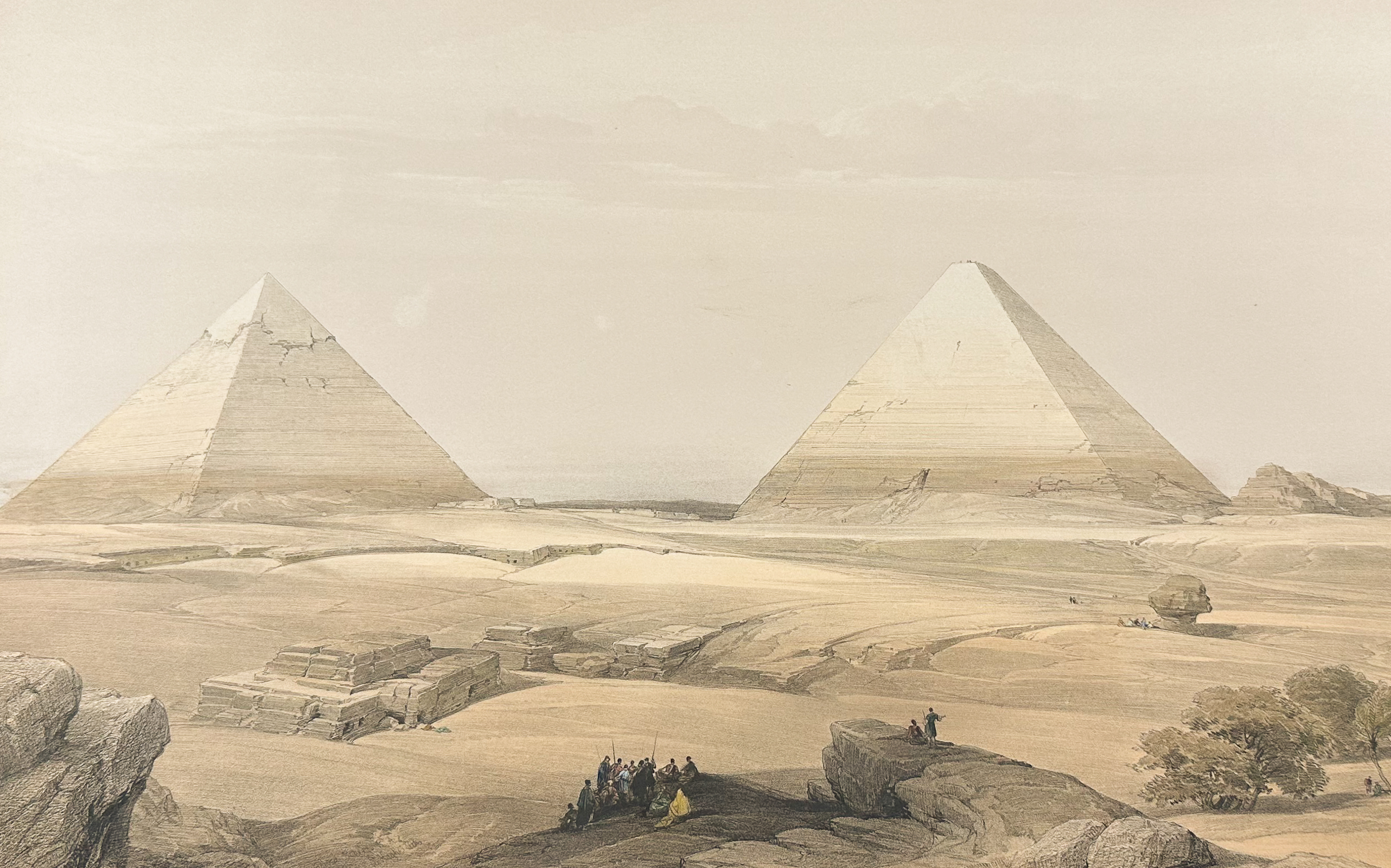 David Roberts - Pyramids of Geezeh