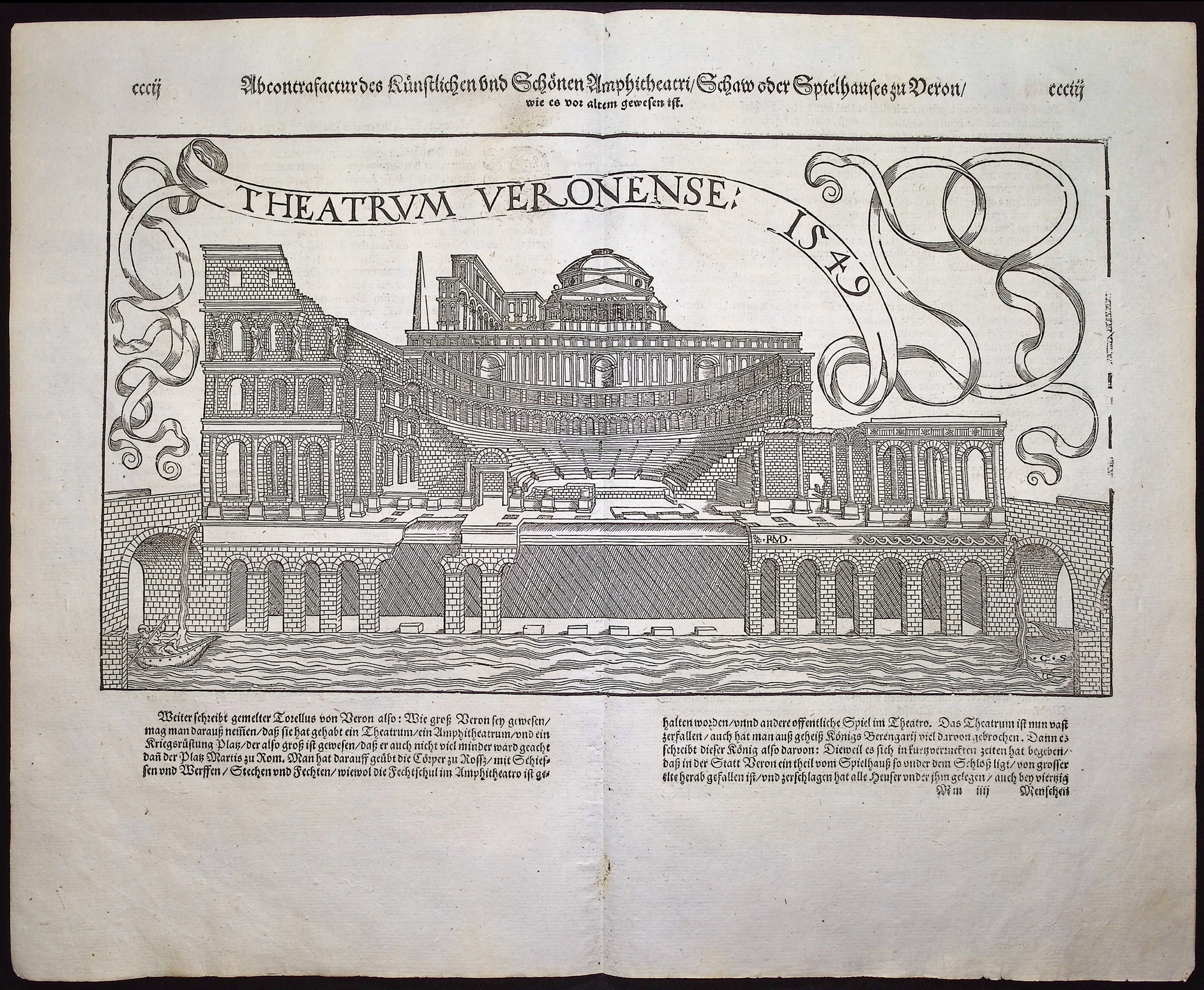 Munster, pub. 1592 - Theatrum Veronense, Italy