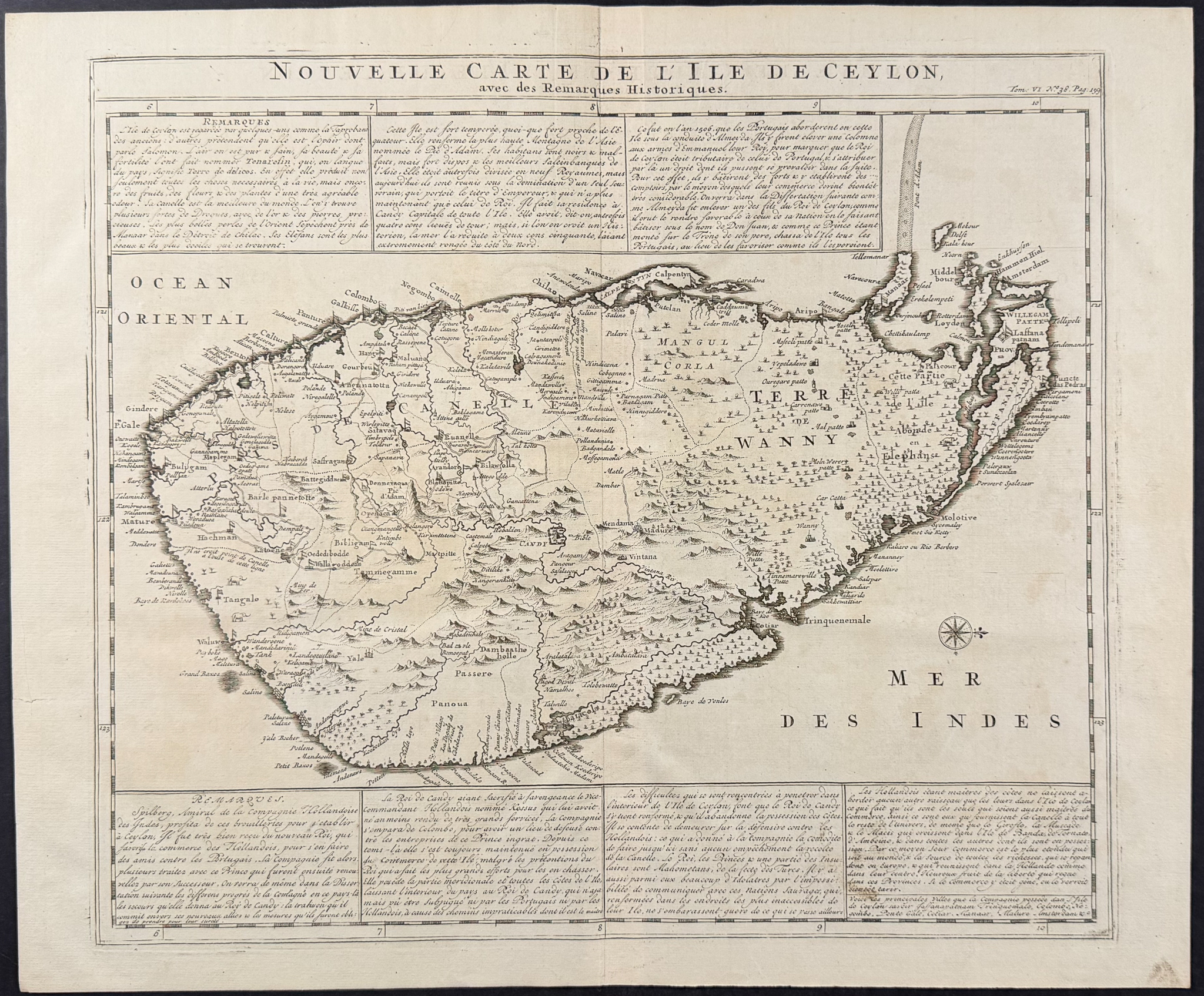 Chatelain - Pair of Engravings of Ceylon & Madagascar
