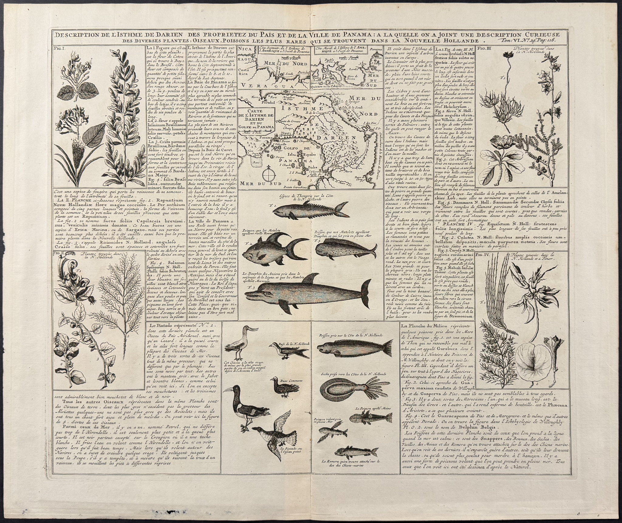 Chatelain - 3 Engravings on South America, Mexico, Panama