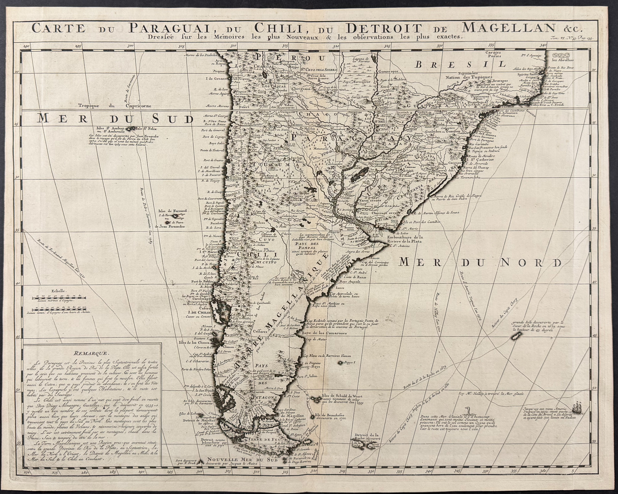 Chatelain - 3 Engravings on South America, Mexico, Panama