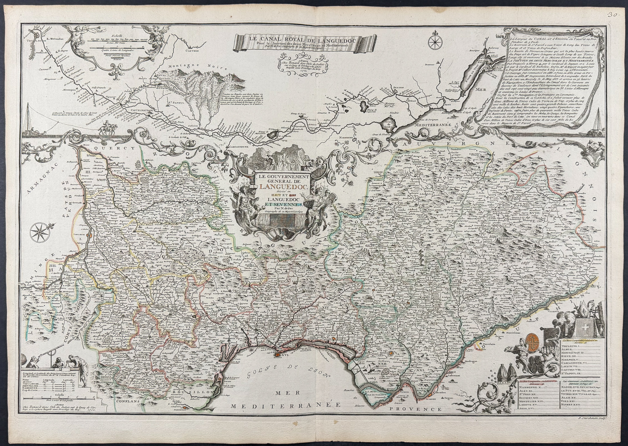 De Fer - Map of the English Channel