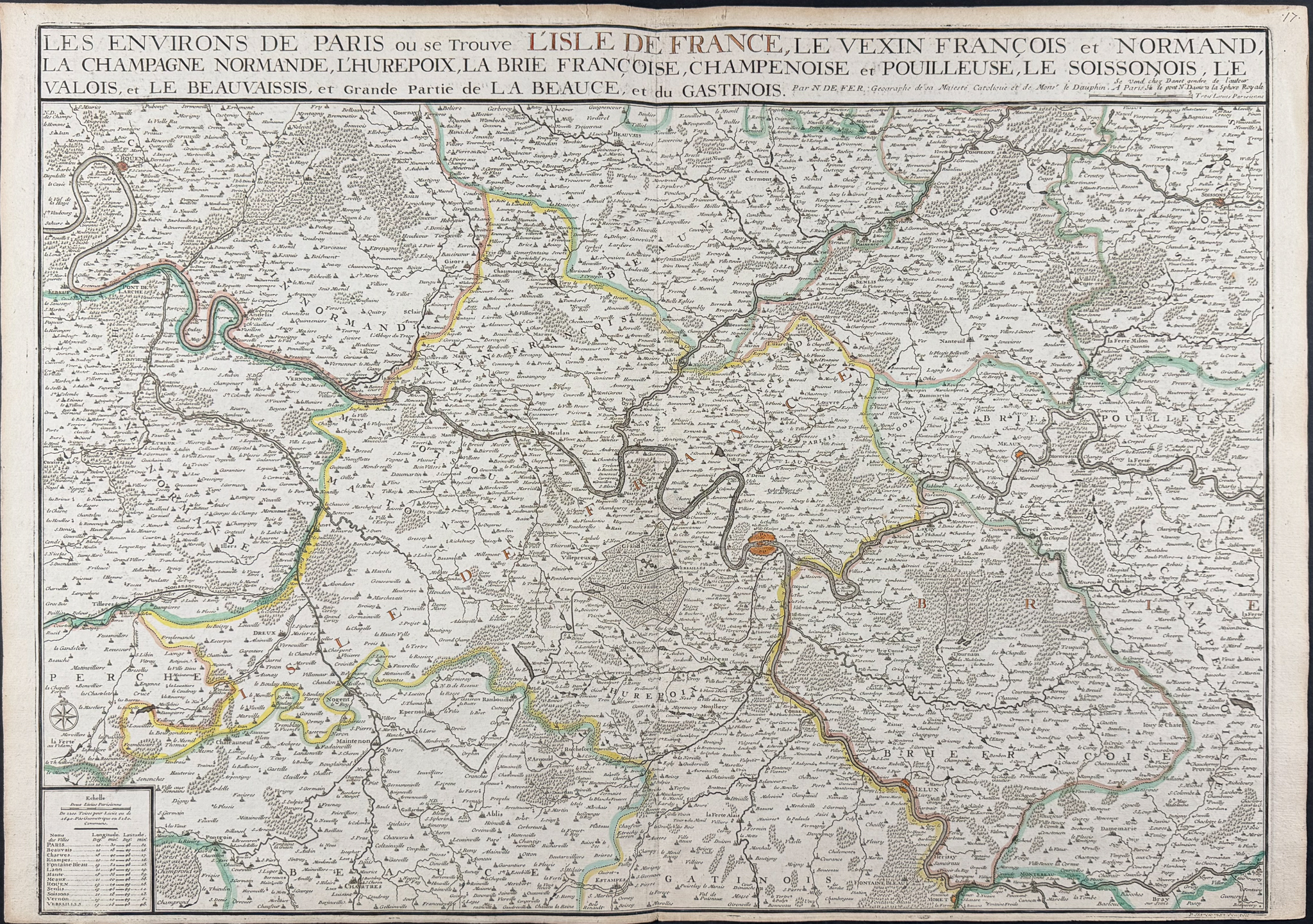 De Fer - Map of Paris, France