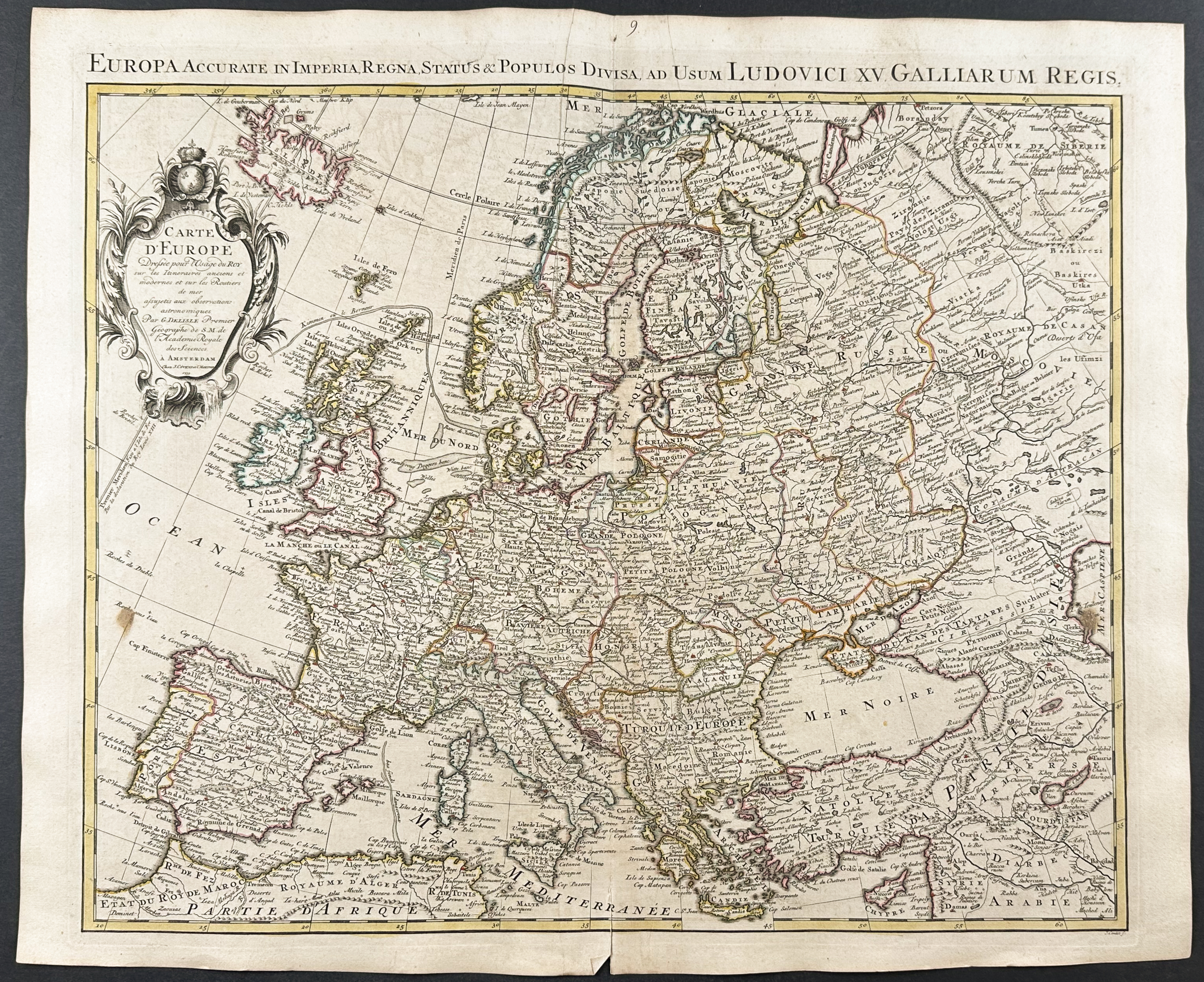 De L'Isle - Map of Europe