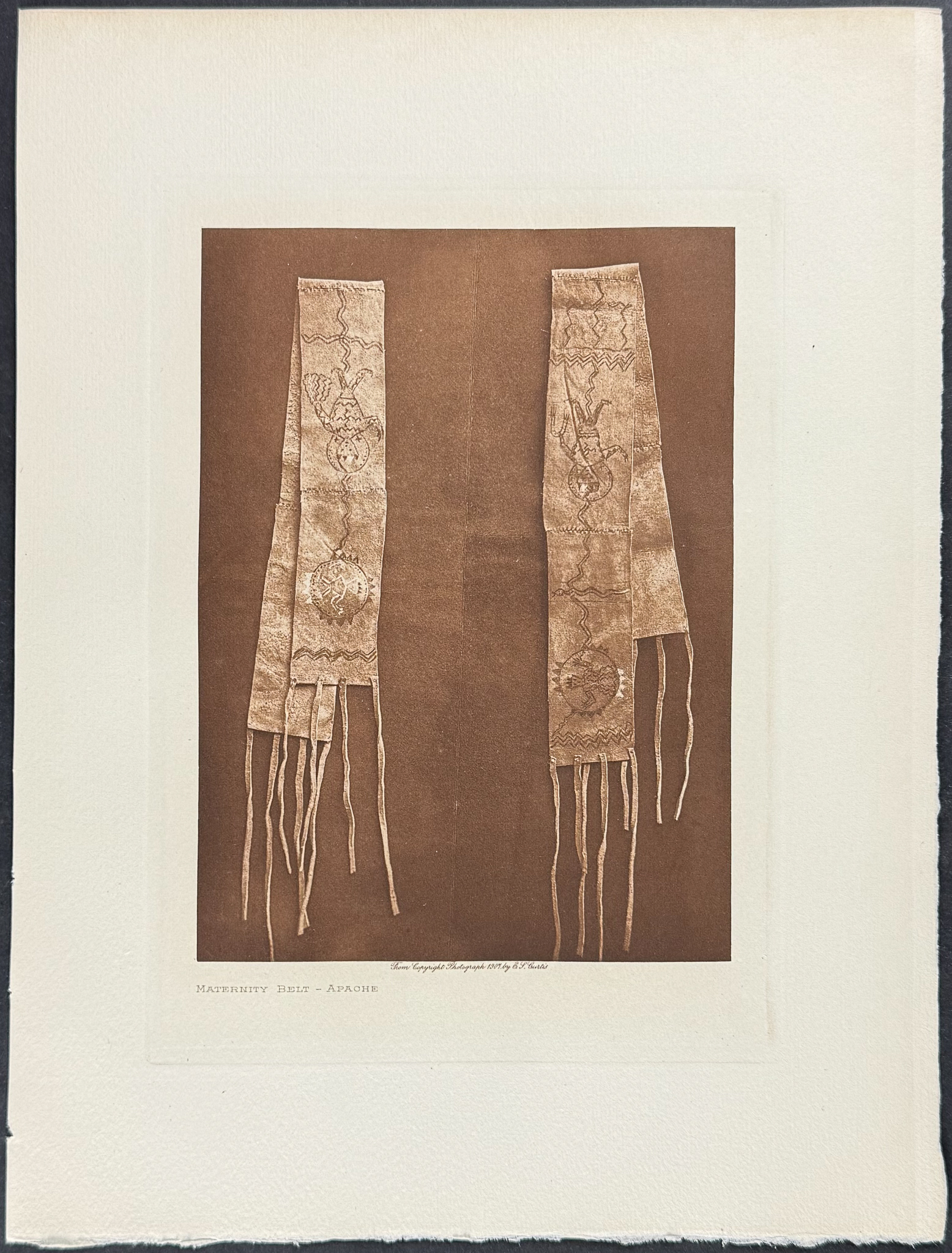 Edward Curtis - Pair of Native American Photogravures