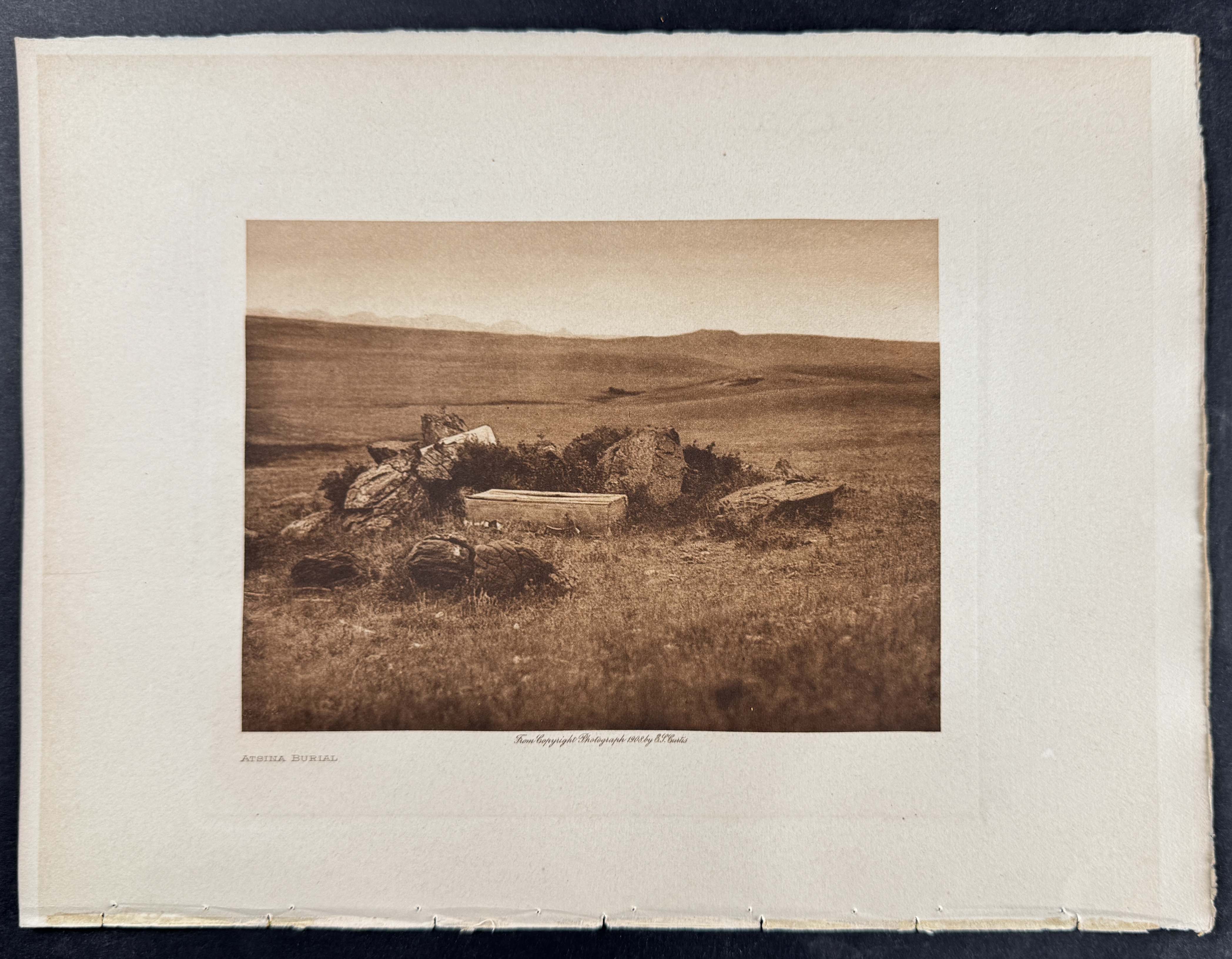 Edward Curtis - Pair of Native American Photogravures
