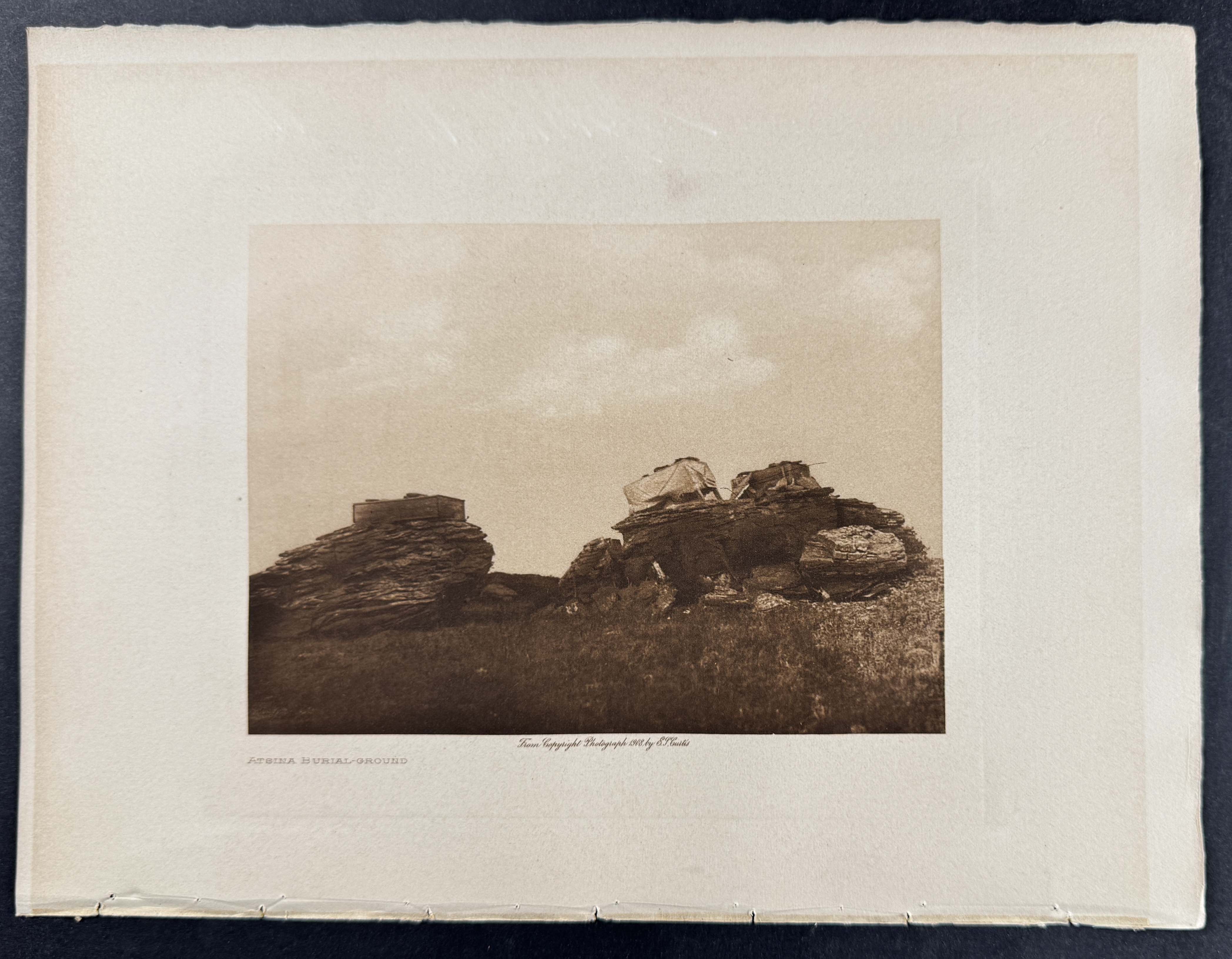 Edward Curtis - Pair of Native American Photogravures