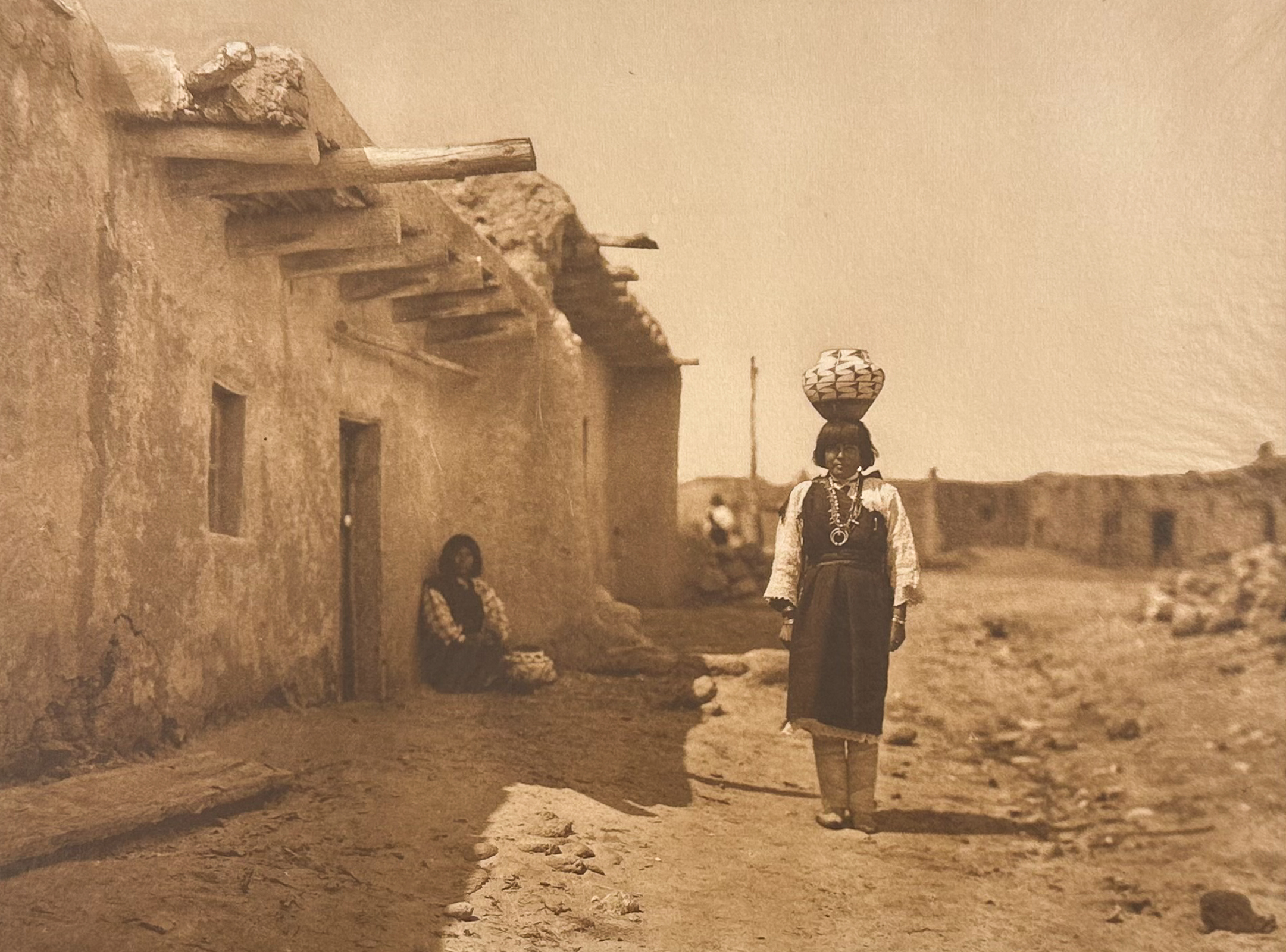 Edward Curtis, Folio - Sia Street Scene