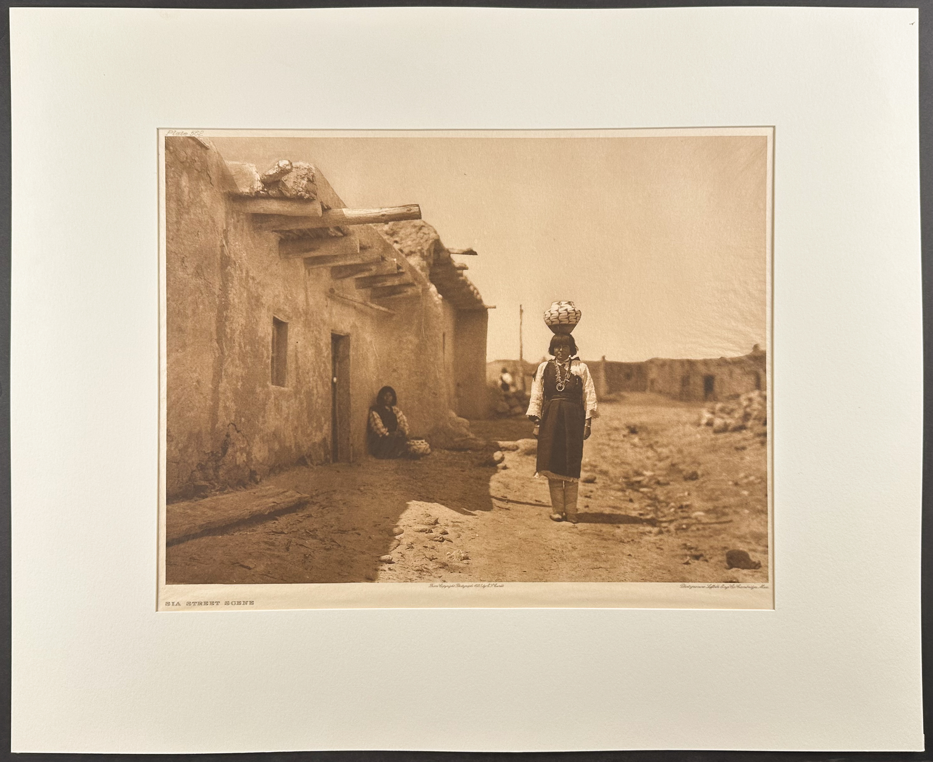 Edward Curtis, Folio - Sia Street Scene