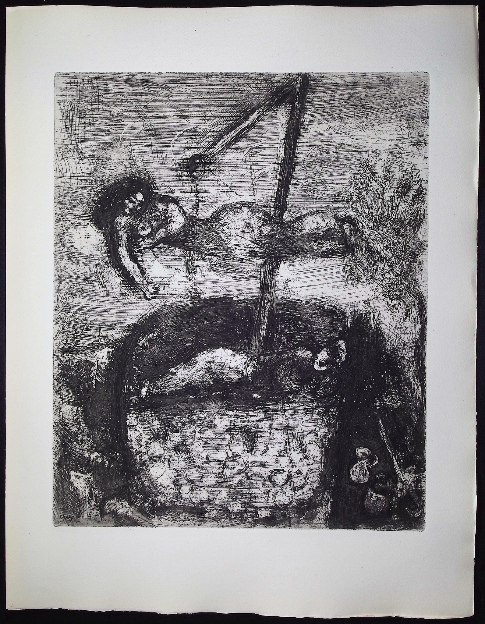 Chagall & Fontaine's Fables - Fortune and the Young Child [La Fortune & le jeune Enfant]
