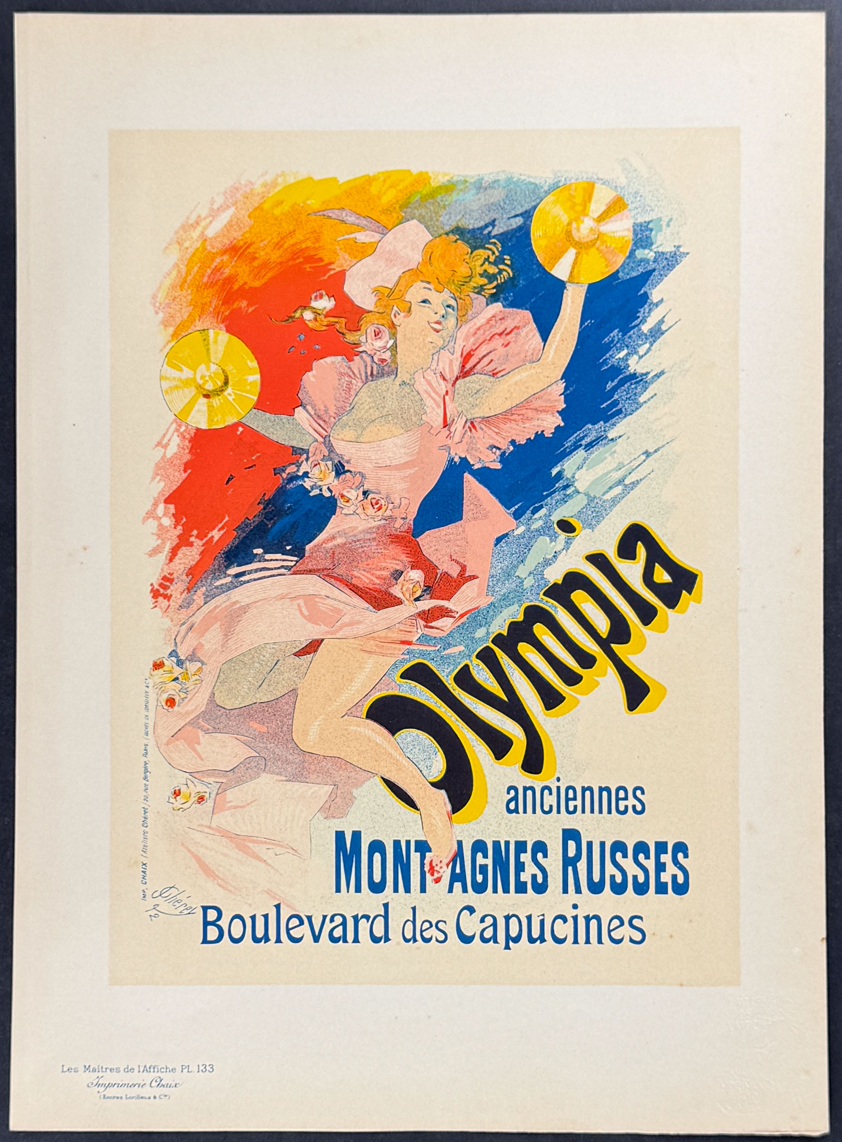 Maitres Affiches by Cheret - 3 Poster Lithographs