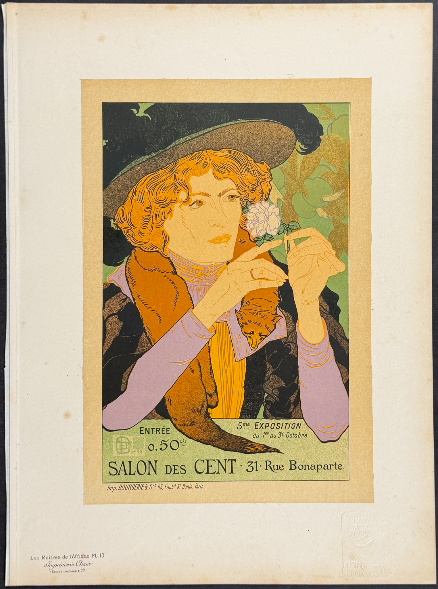 Maitres Affiches by De Feure - Pair of Poster Lithographs